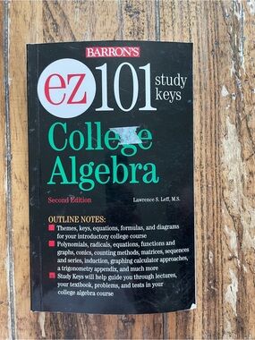 Barron’s ez101 College Algebra Study Keys - Second Edition